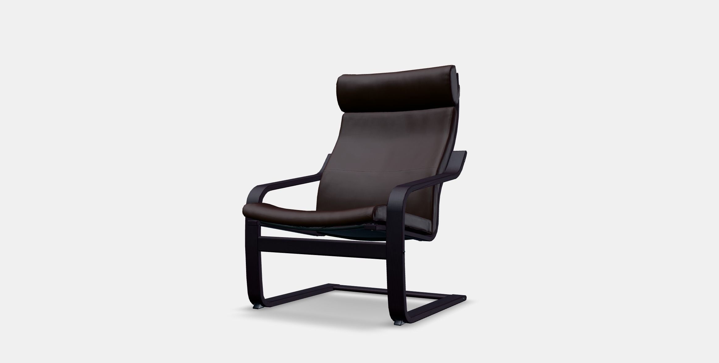 POANG Armchair 3 Low-poly 3D model_12