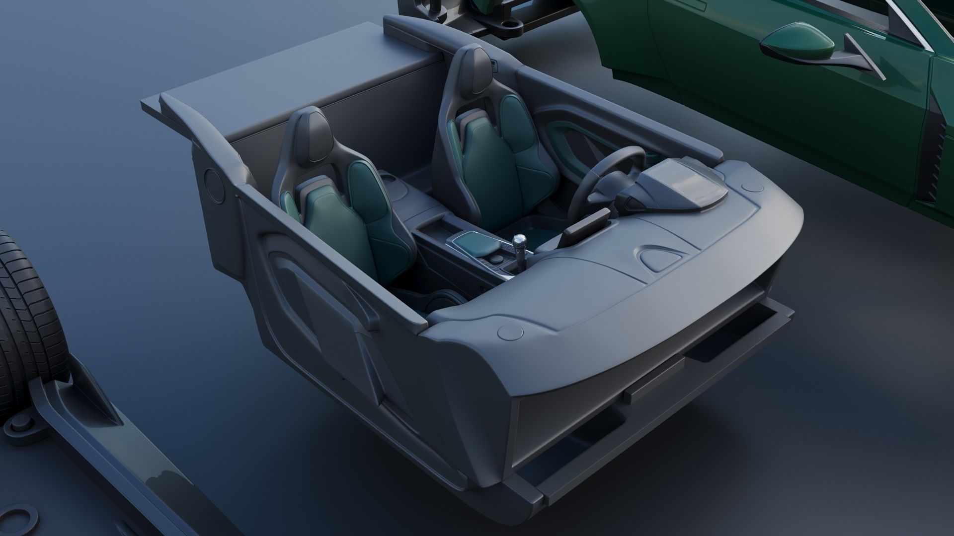 Aston Martin Valour 2024 3D print model_23