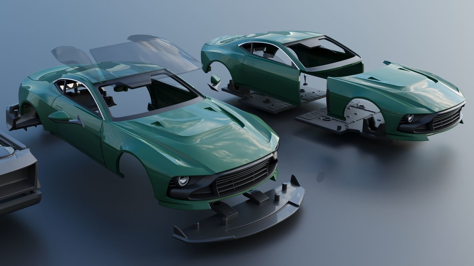 Aston Martin Valour 2024 3D print model_21