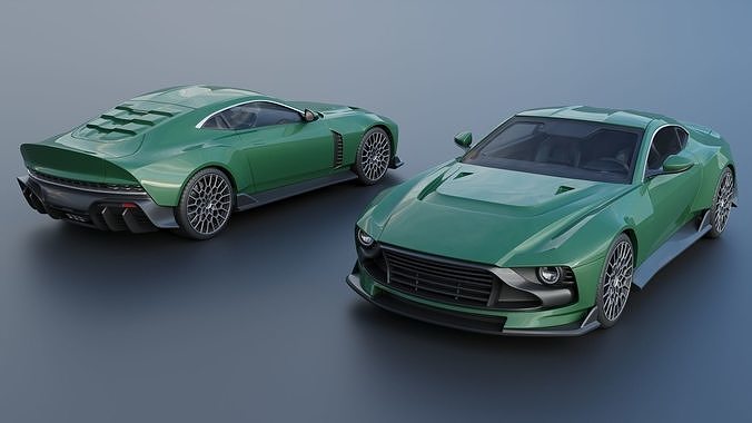 Aston Martin Valour 2024 3D print model 2