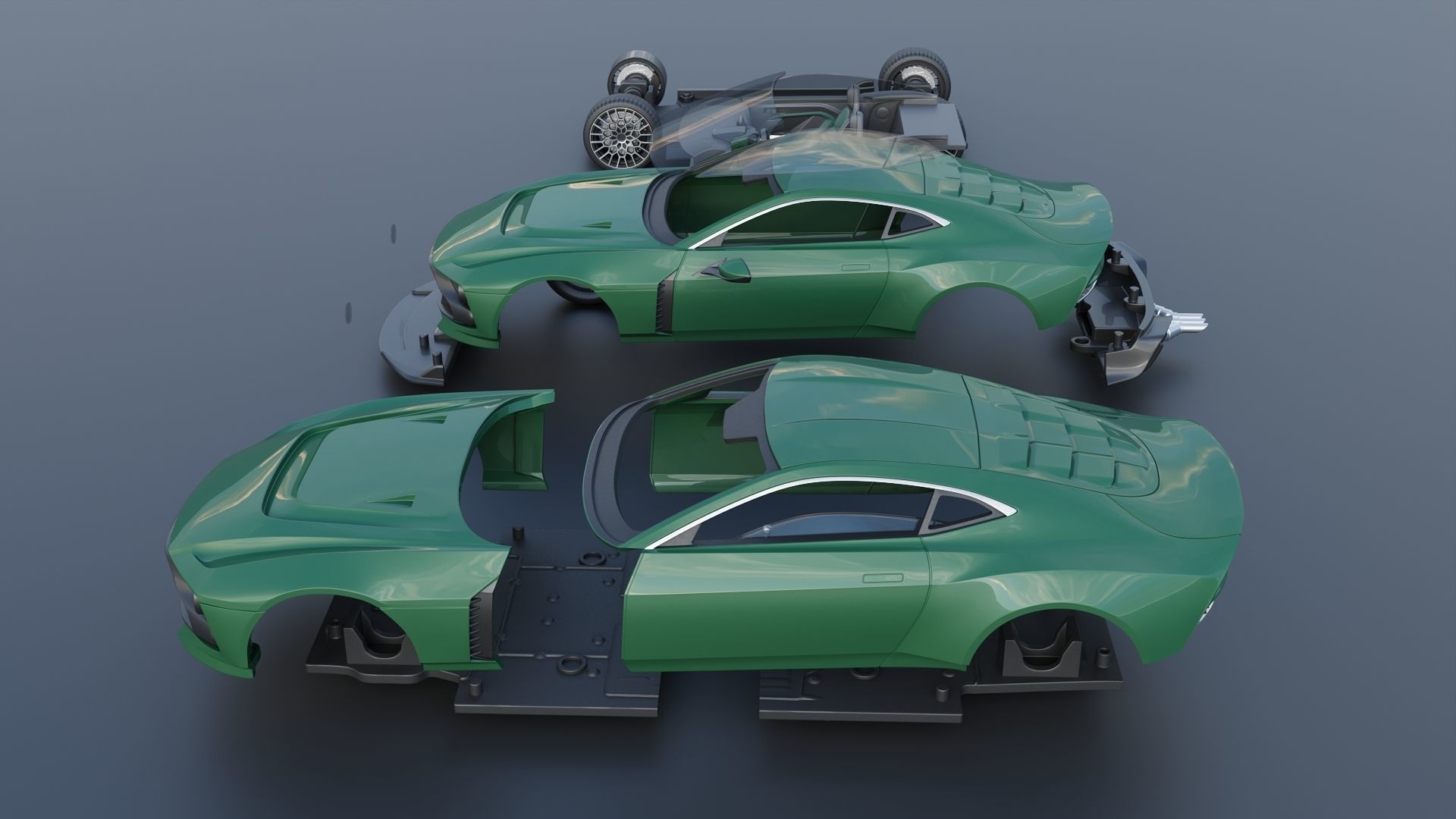 Aston Martin Valour 2024 3D print model_17