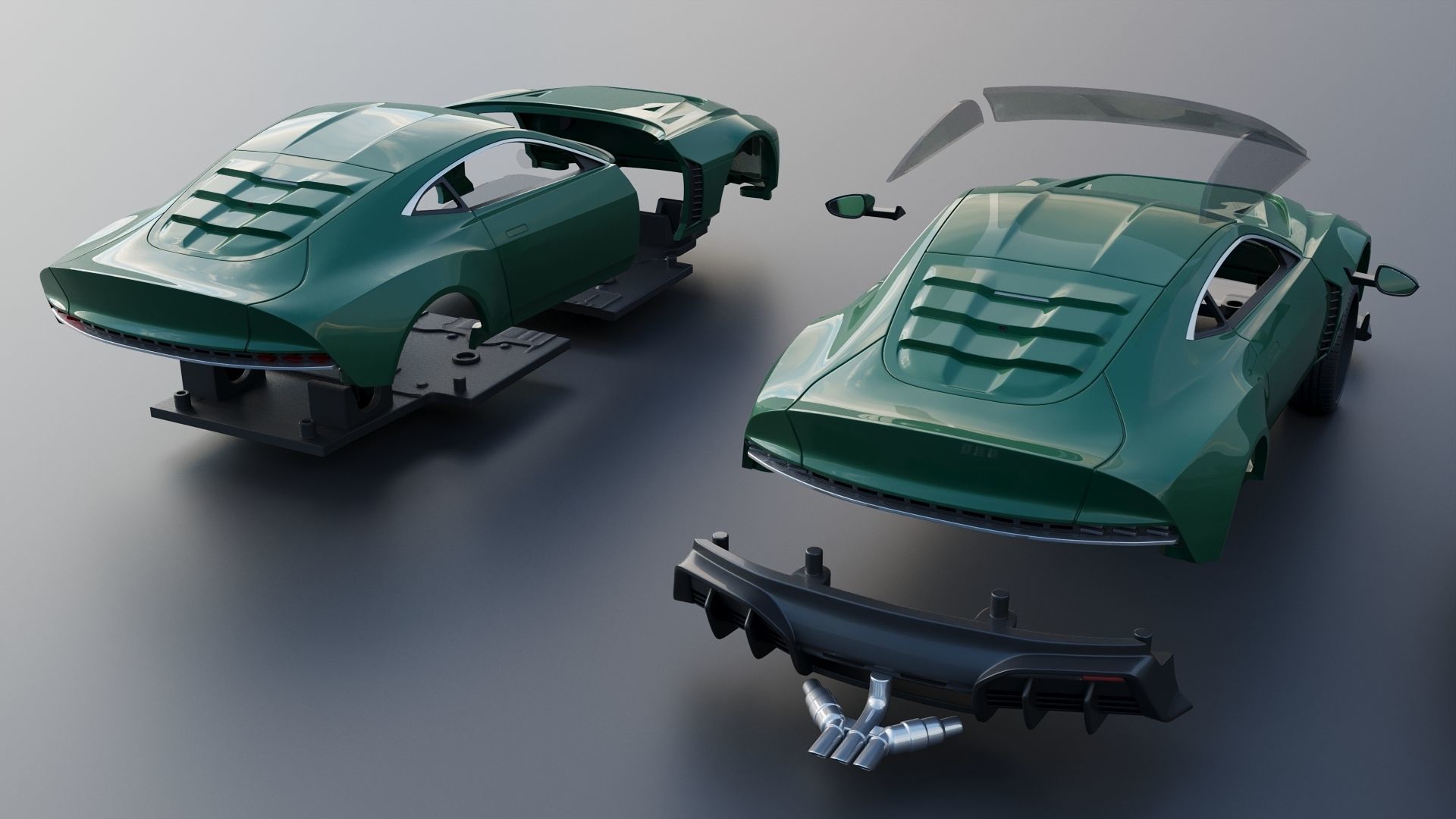 Aston Martin Valour 2024 3D print model_20
