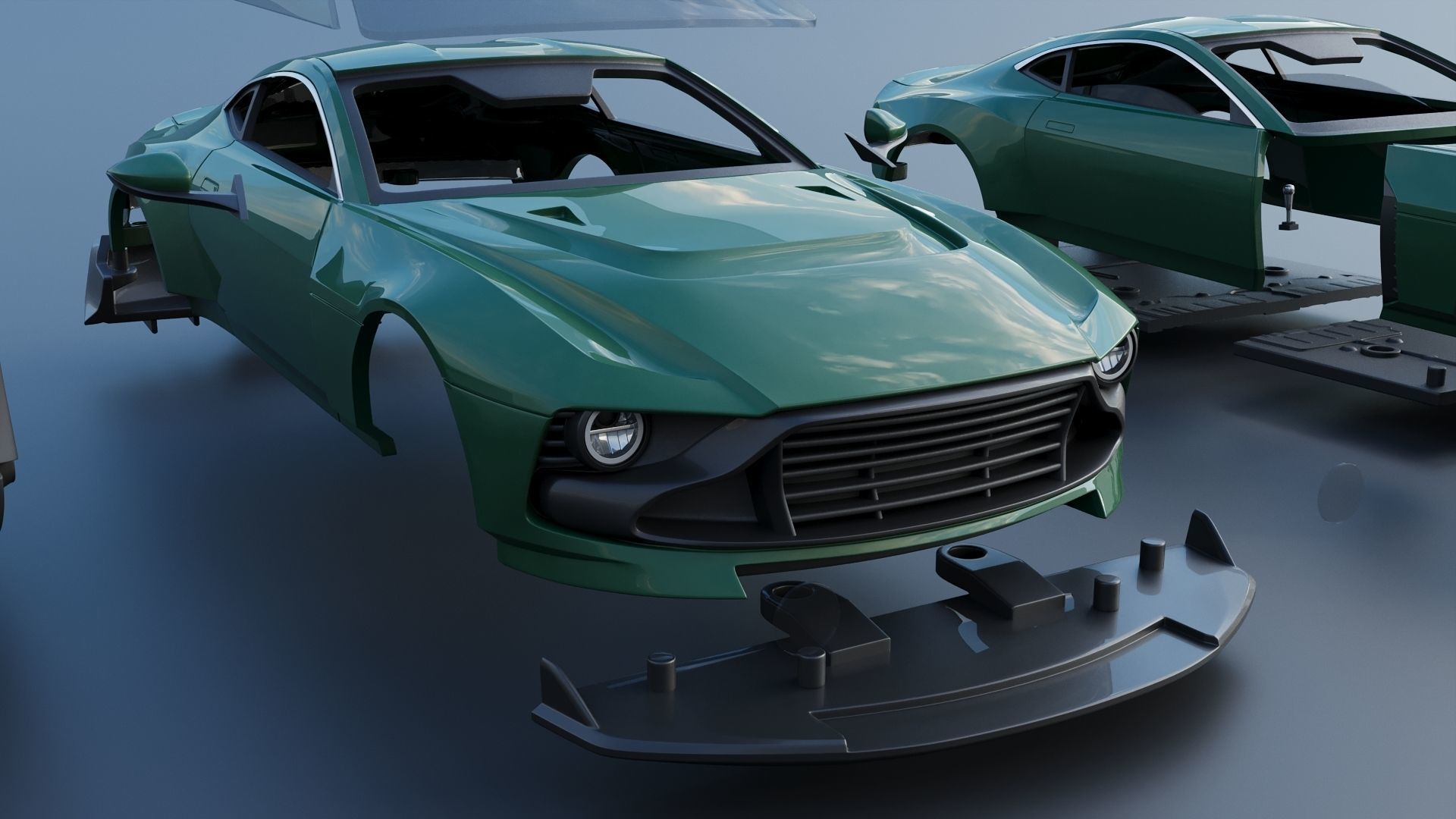 Aston Martin Valour 2024 3D print model_22