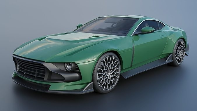 Aston Martin Valour 2024 3D print model 3