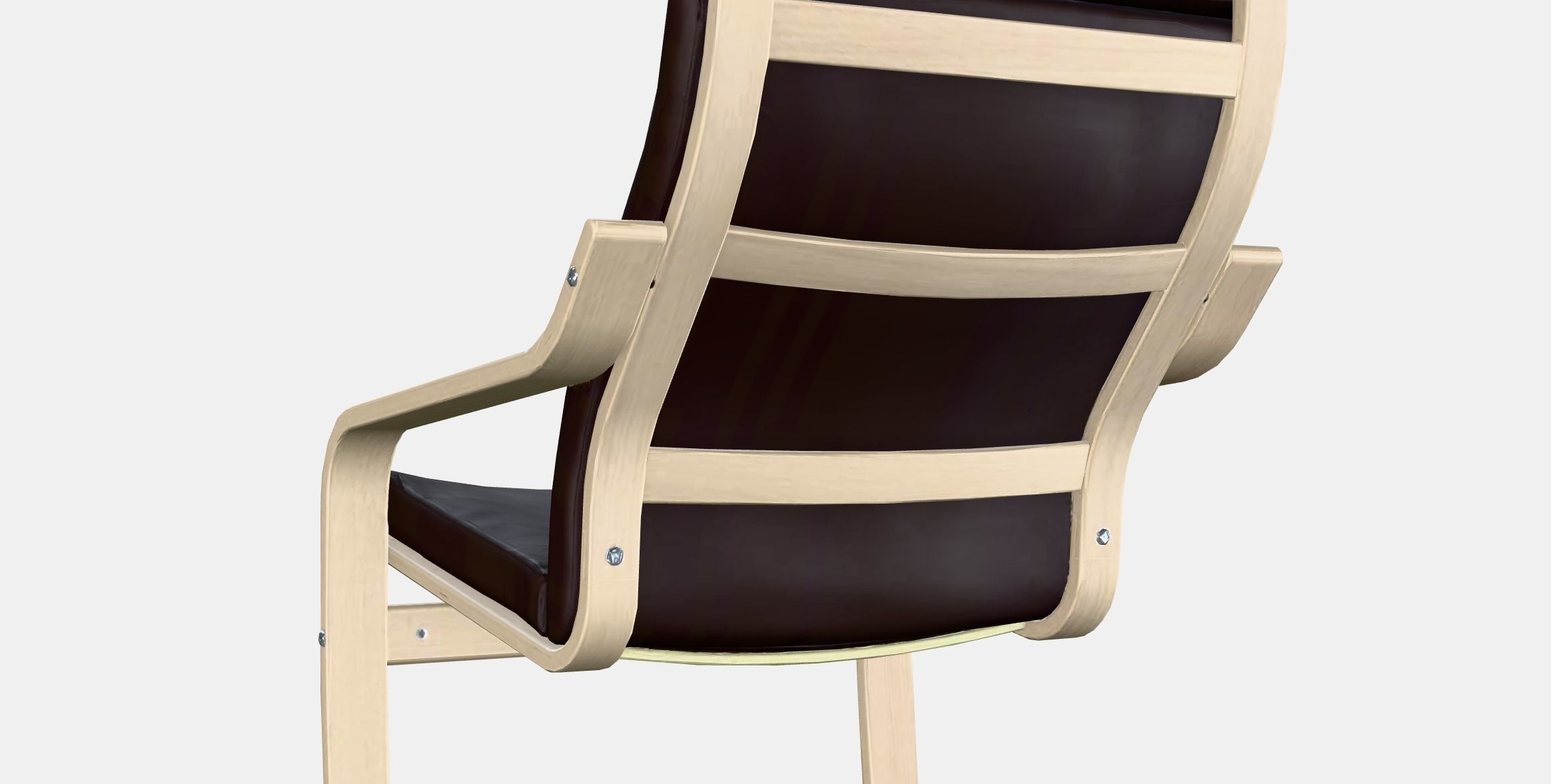 POANG Armchair 4 Low-poly 3D model_4