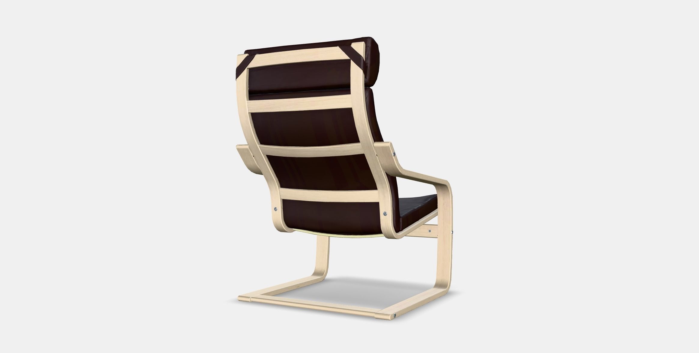 POANG Armchair 4 Low-poly 3D model_6