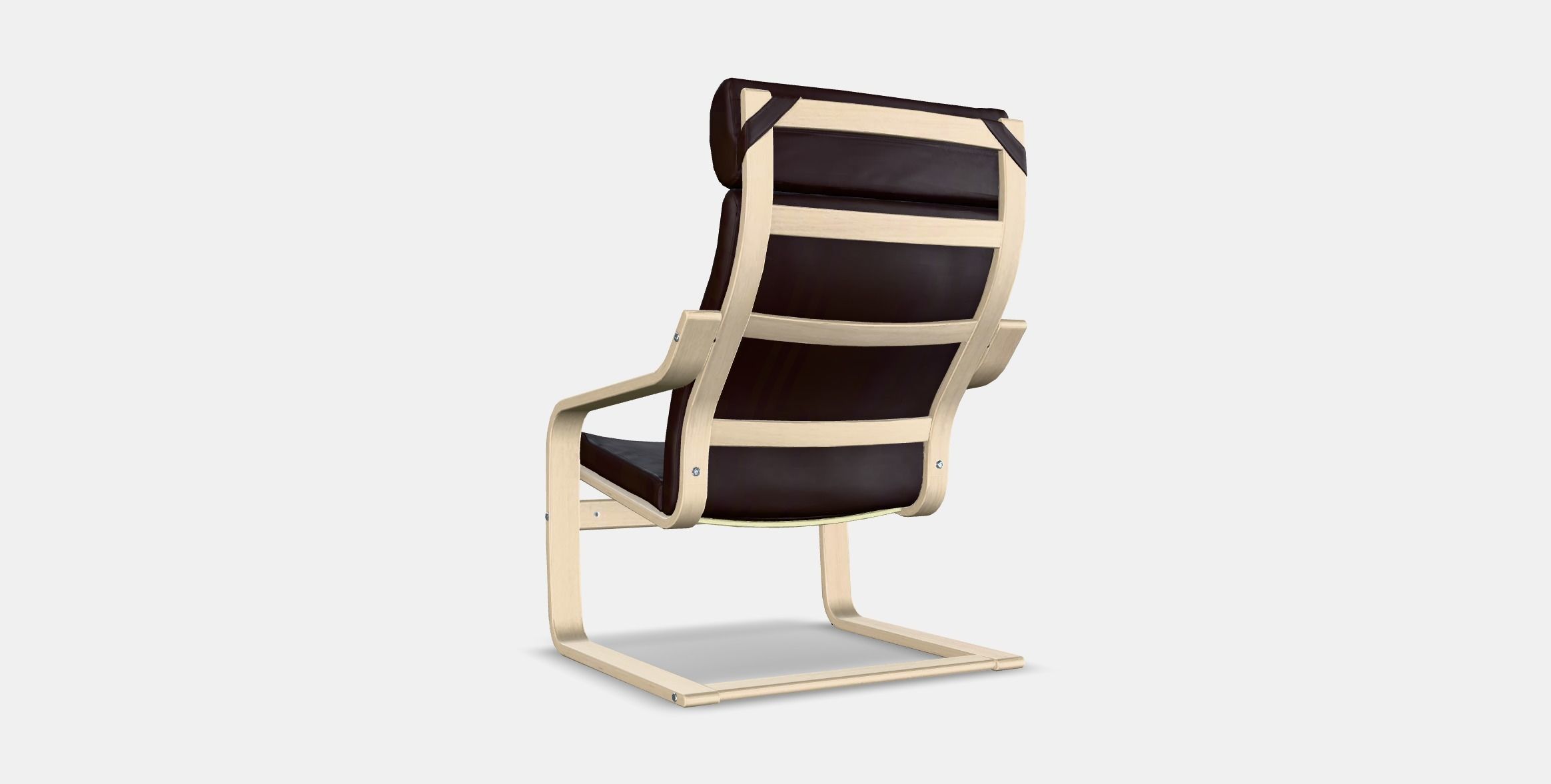 POANG Armchair 4 Low-poly 3D model_16