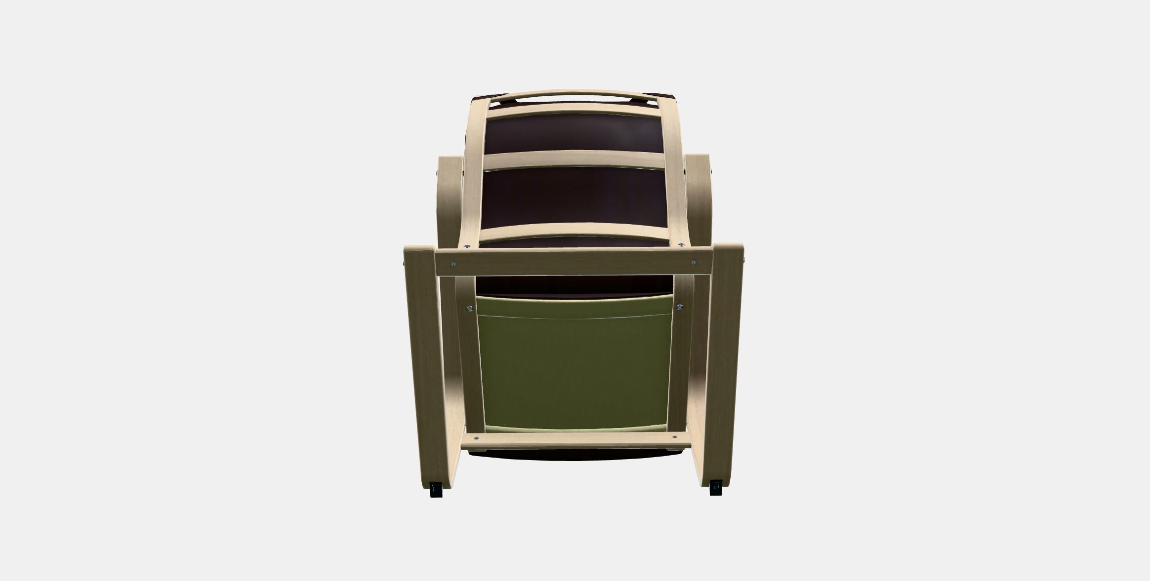 POANG Armchair 4 Low-poly 3D model_5