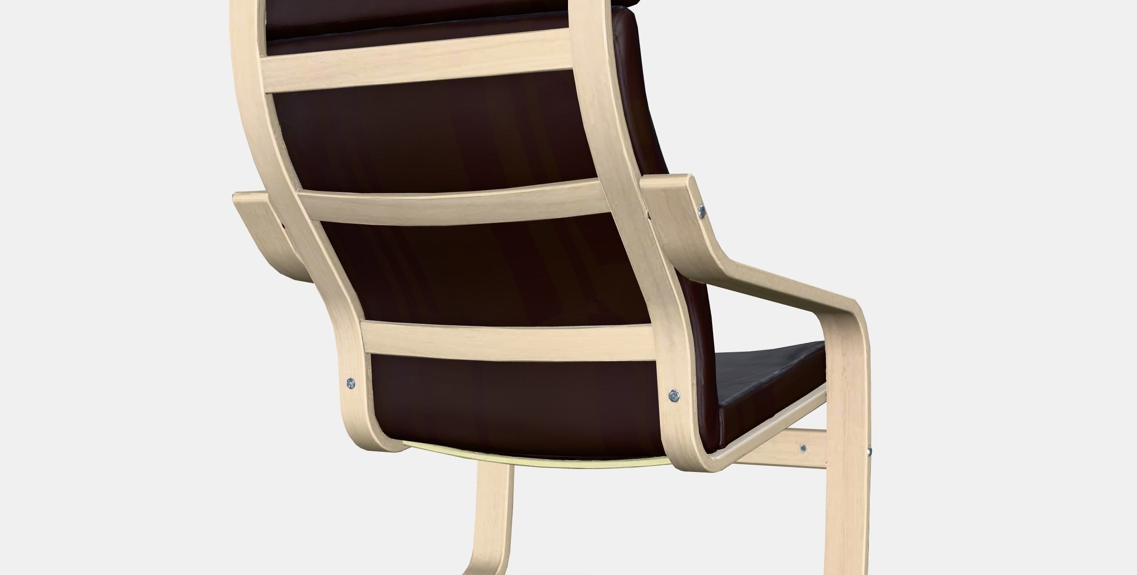 POANG Armchair 4 Low-poly 3D model_7