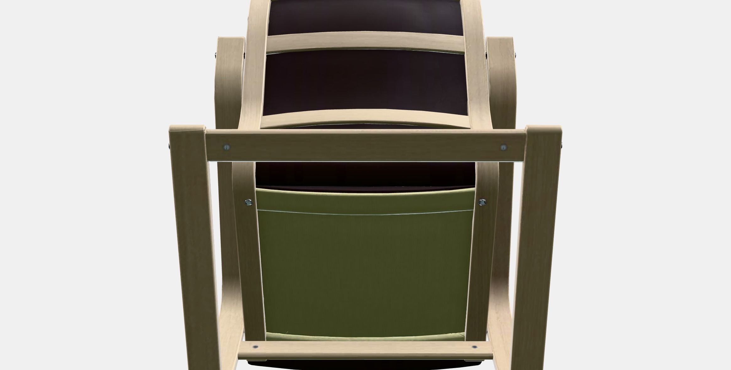 POANG Armchair 4 Low-poly 3D model_12