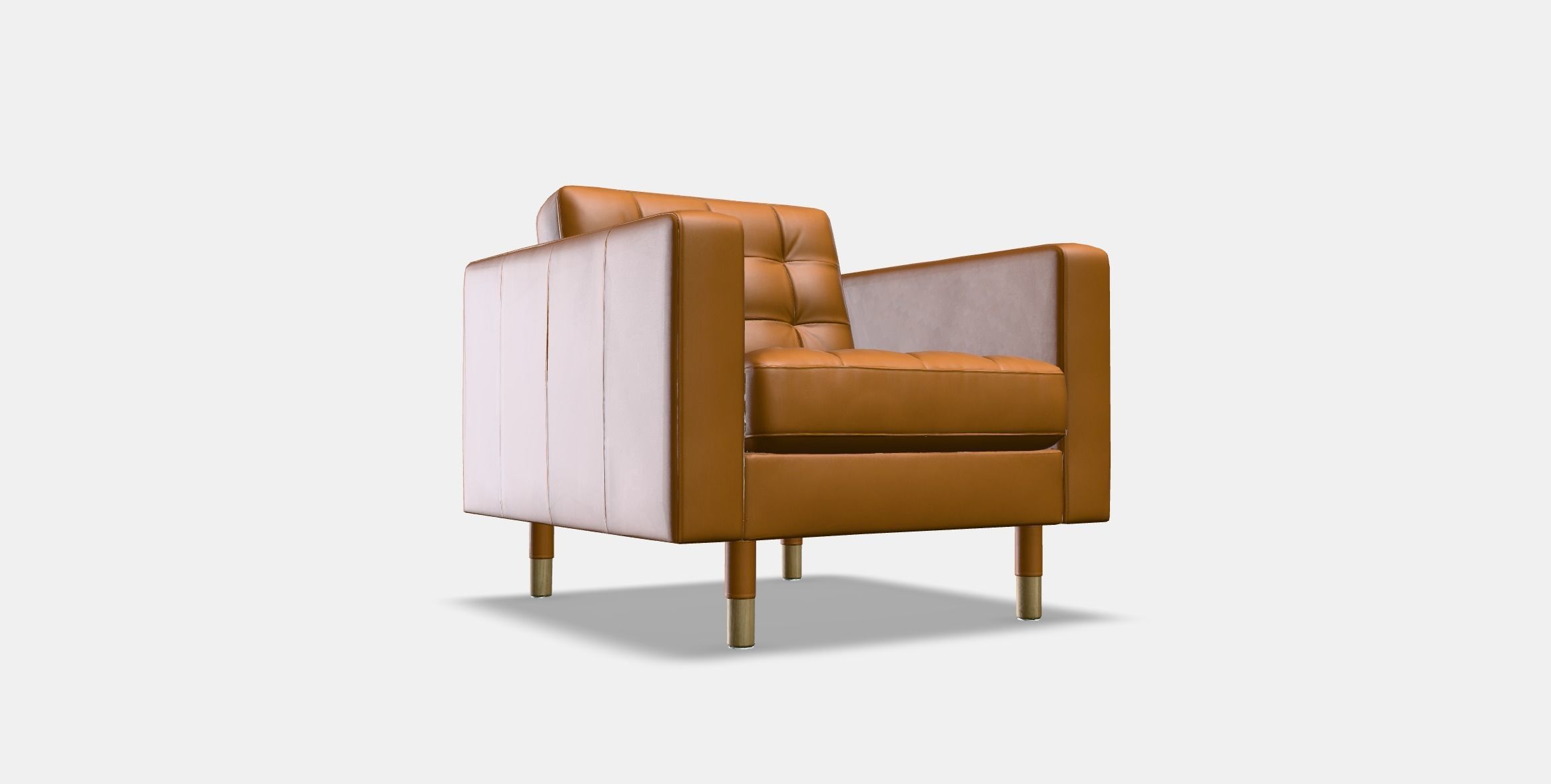 LANDSKRONA Armchair 1 Low-poly 3D model_3