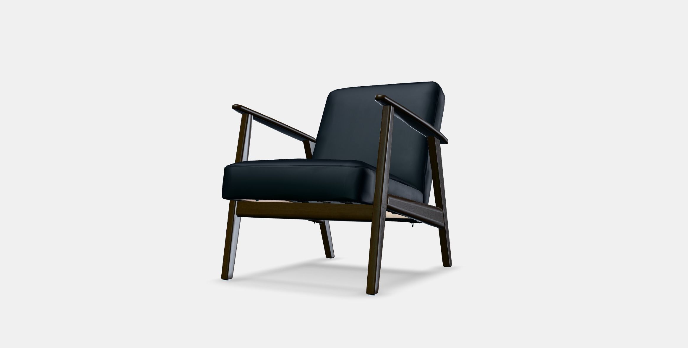 EKENASET Armchair Low-poly 3D model_11