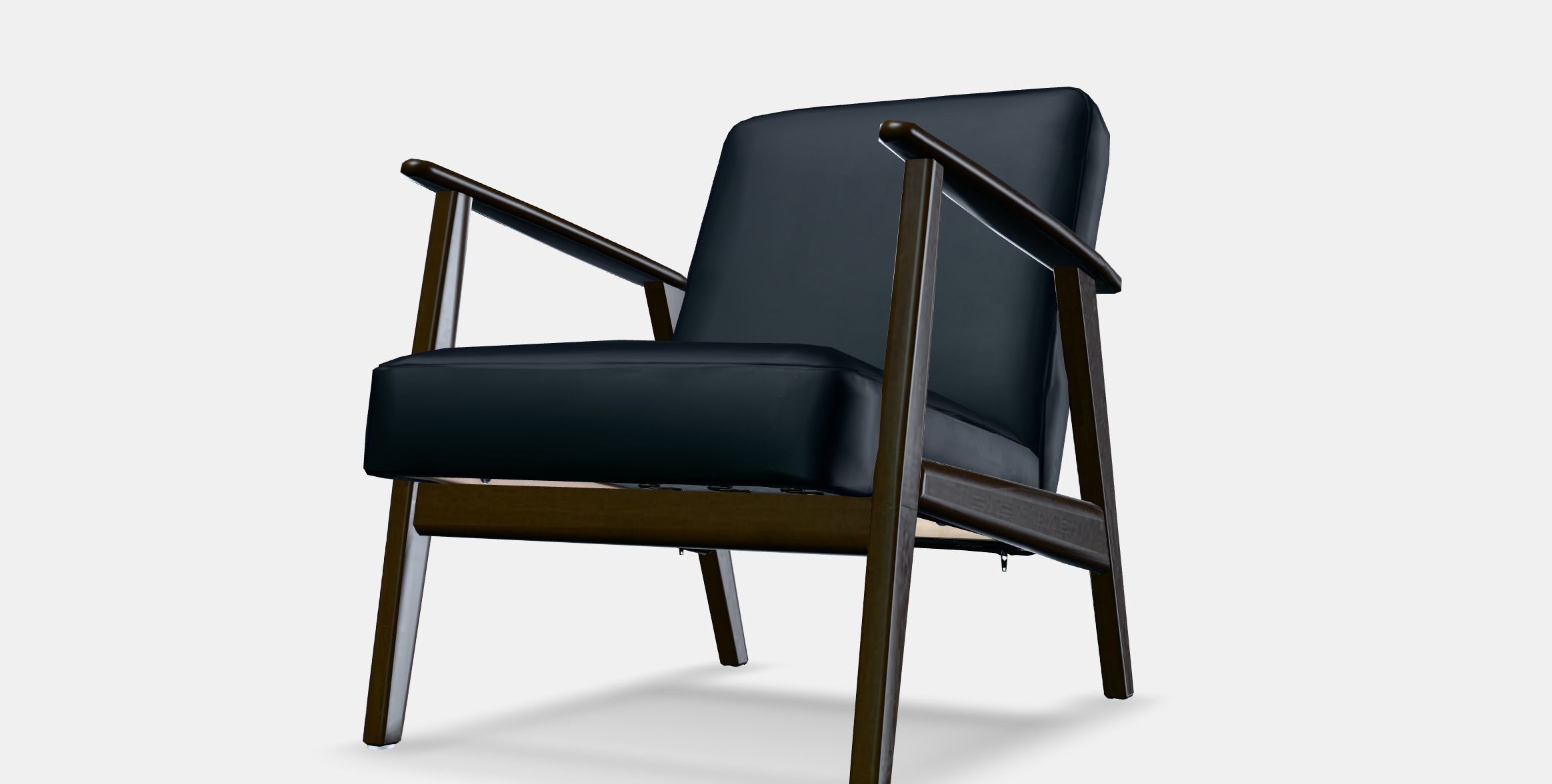 EKENASET Armchair Low-poly 3D model_13