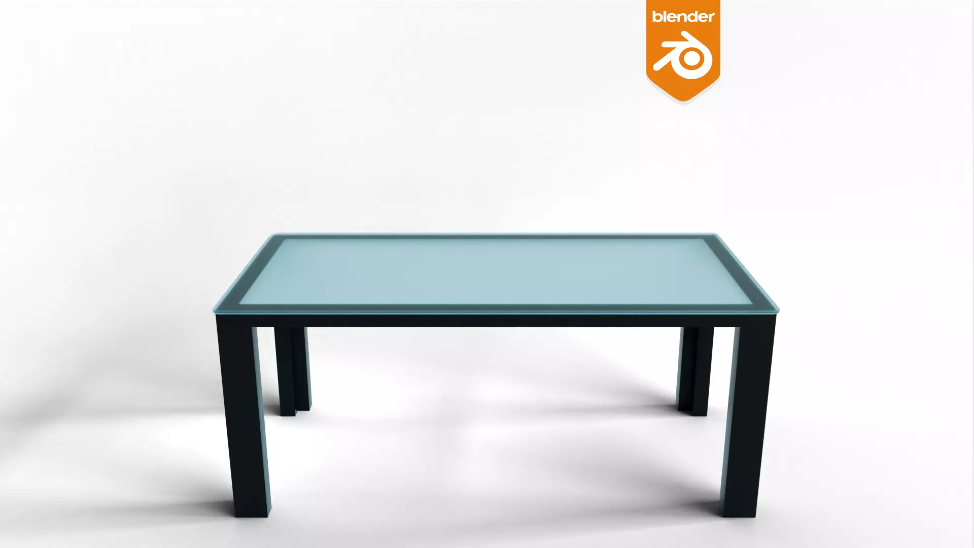 Glass Table Free 3D model