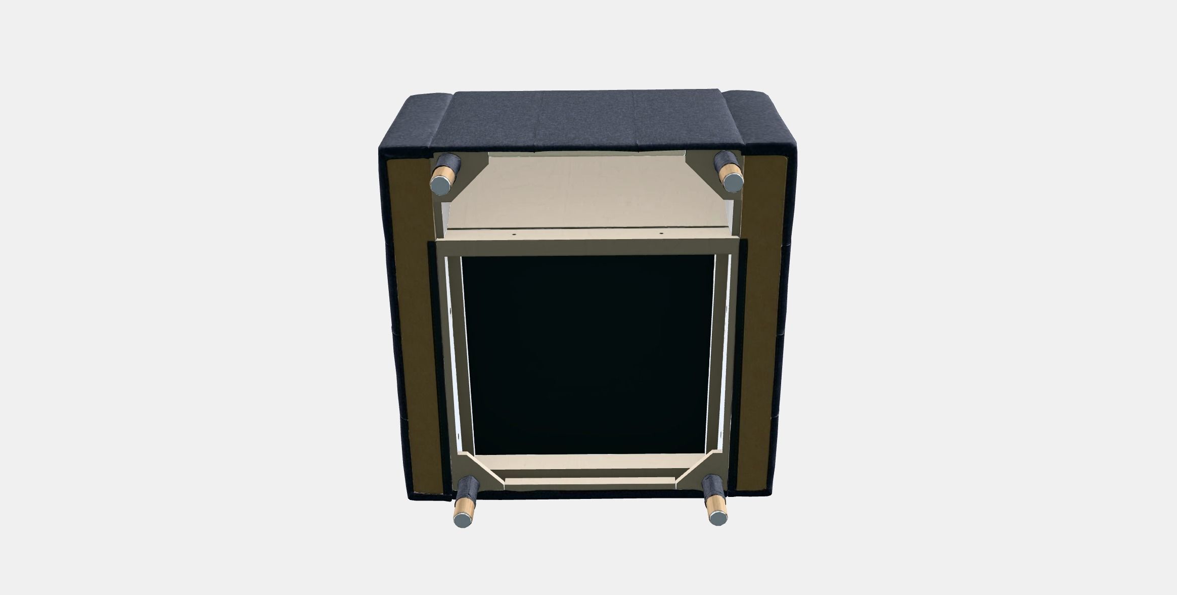 LANDSKRONA Armchair 3 Low-poly 3D model_3