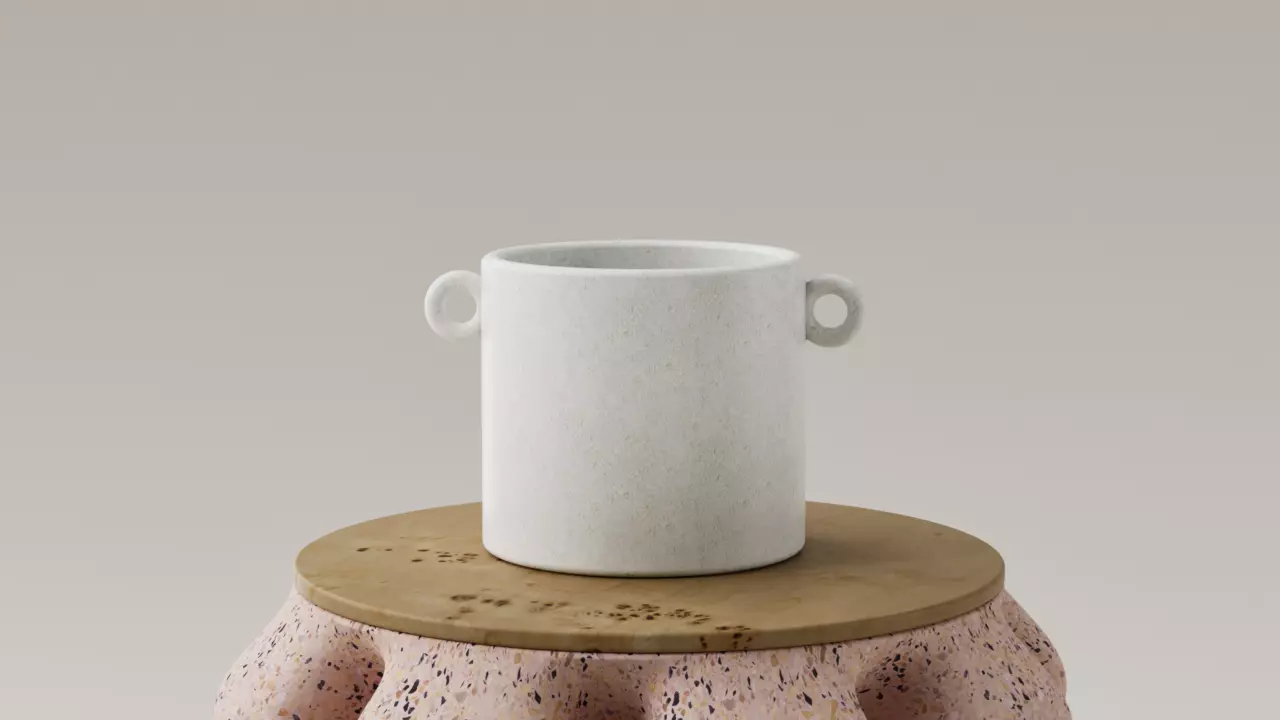 JARRON DECORATIVO - FLORERO - VASO 3D print model_0