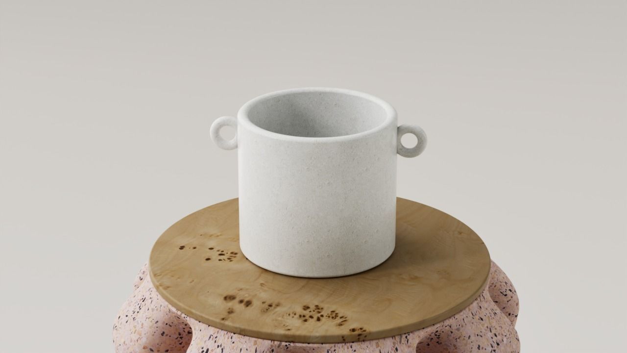 JARRON DECORATIVO - FLORERO - VASO 3D print model_1