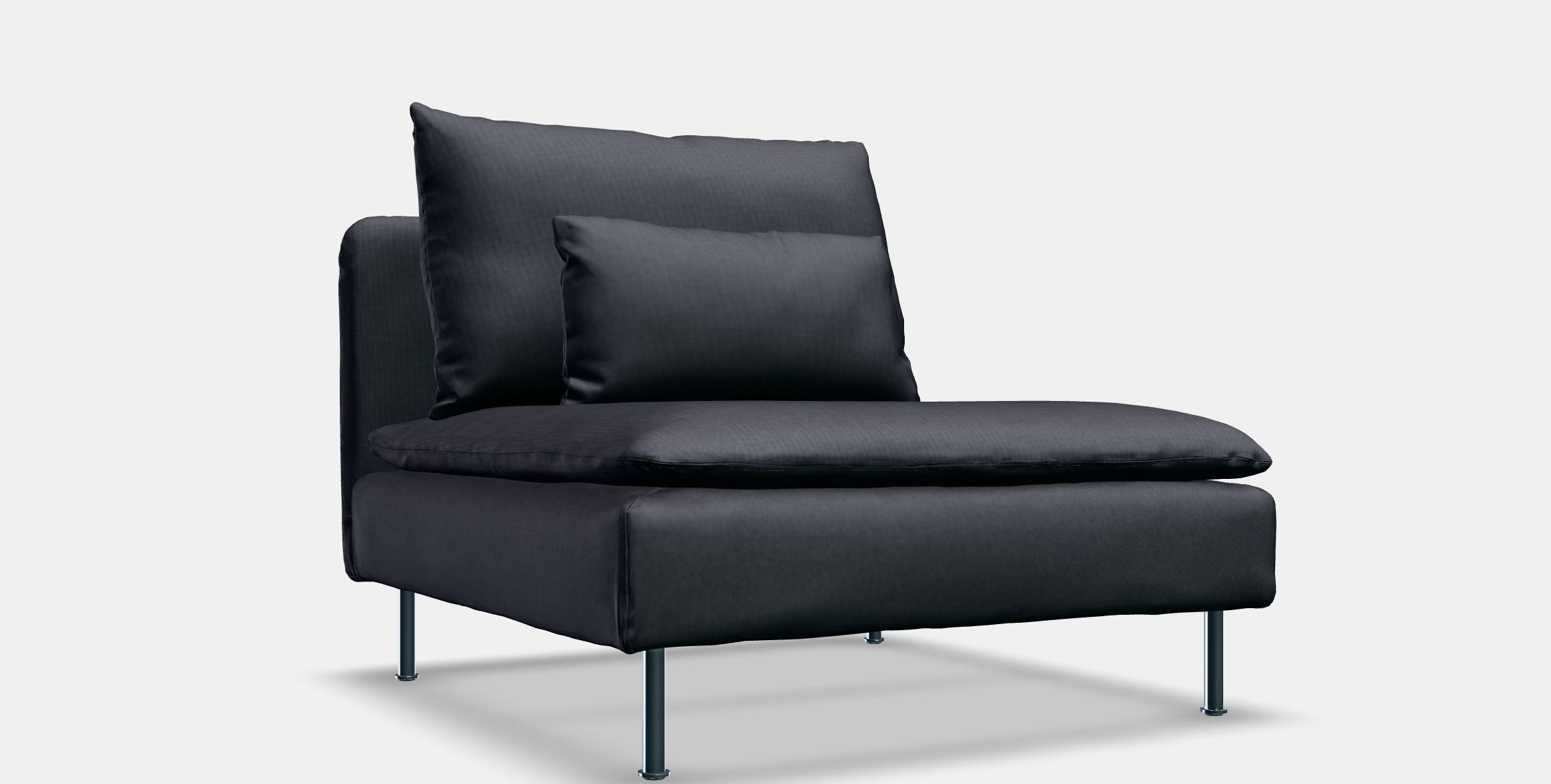 SODERHAMN 1-seat section 1 Low-poly 3D model_9