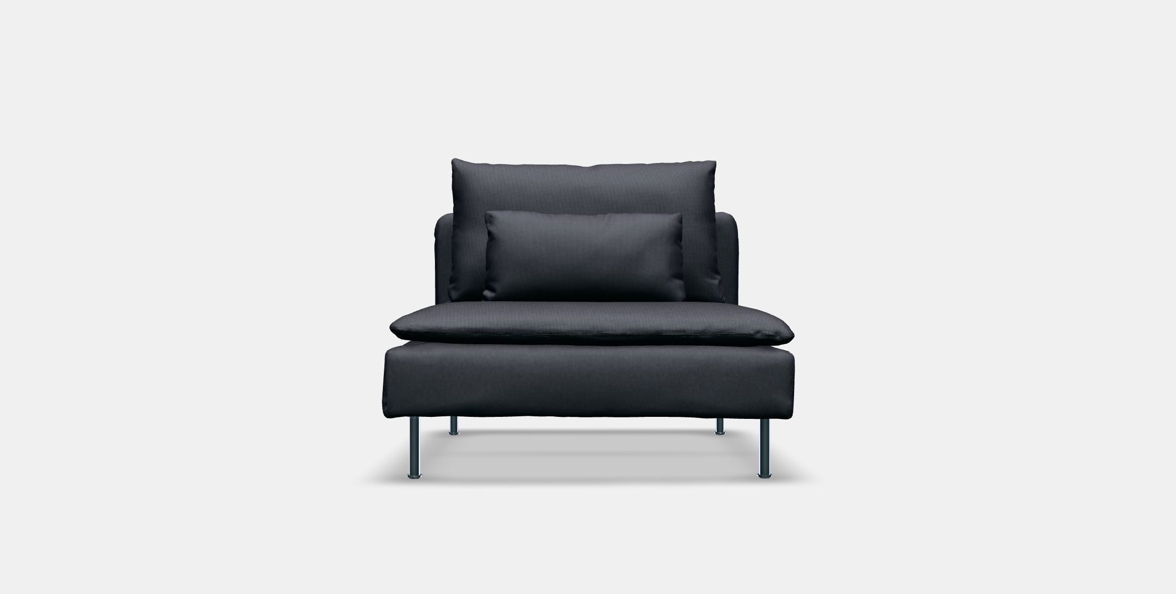 SODERHAMN 1-seat section 1 Low-poly 3D model_10