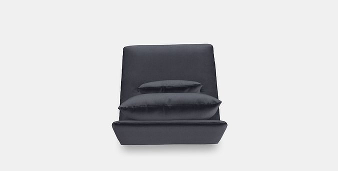 SODERHAMN 1-seat section 1 Low-poly 3D model