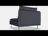SODERHAMN 1-seat section 1 Low-poly 3D model_1