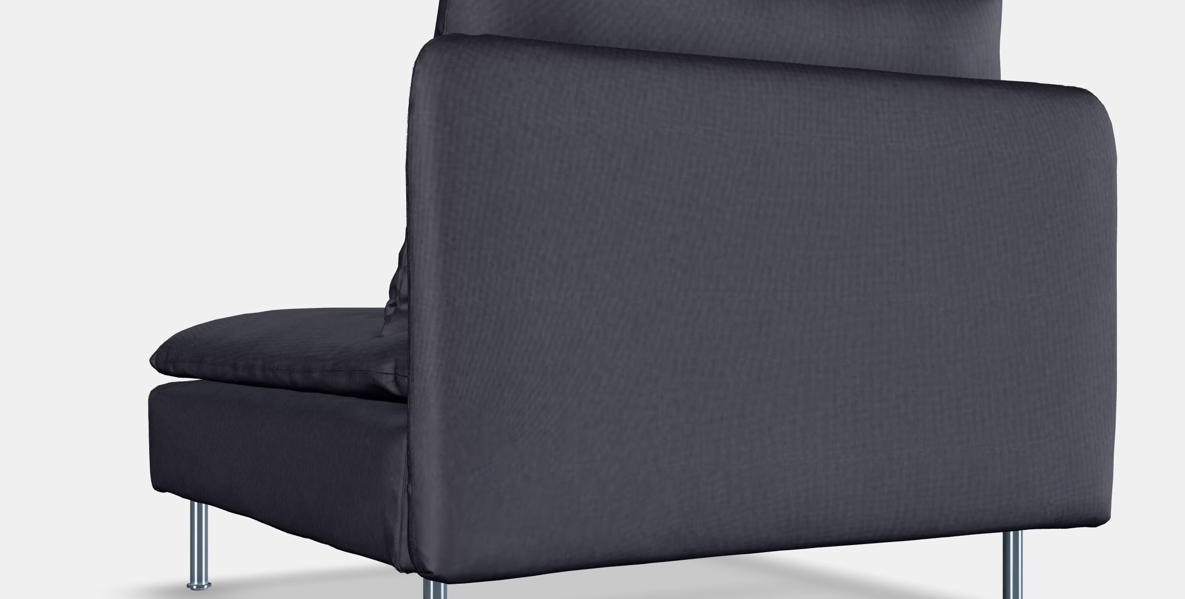 SODERHAMN 1-seat section 1 Low-poly 3D model_2