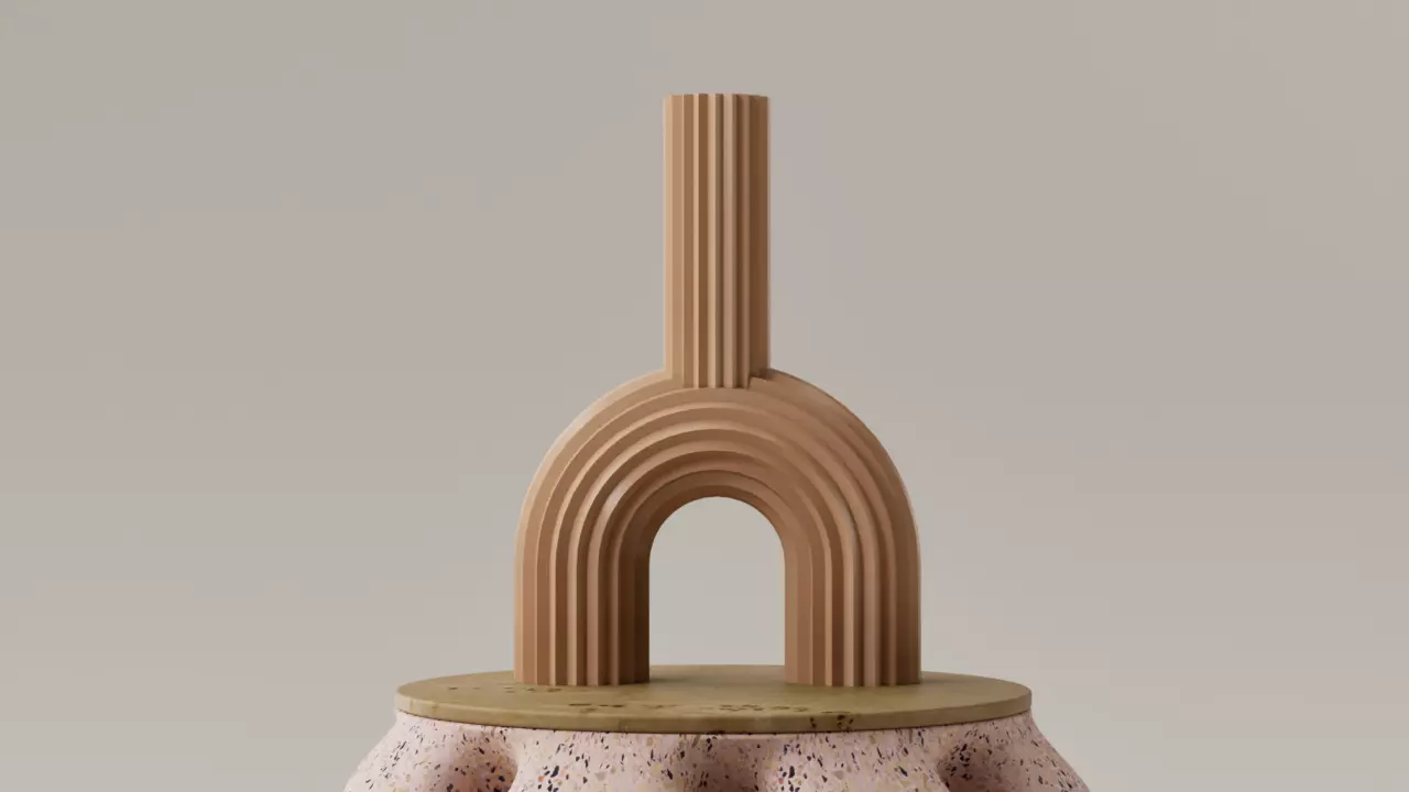 FLORERO - JARRON DECORATIVO CONTEMPORANEO 3D print model_0