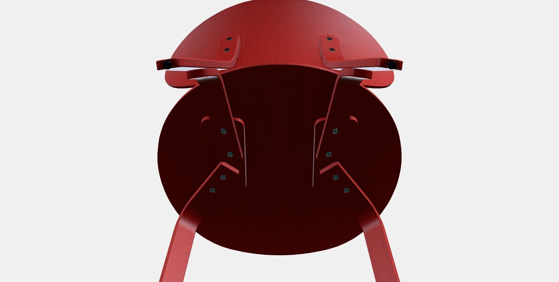 FROSET Easy chair 2 Low-poly 3D model_8