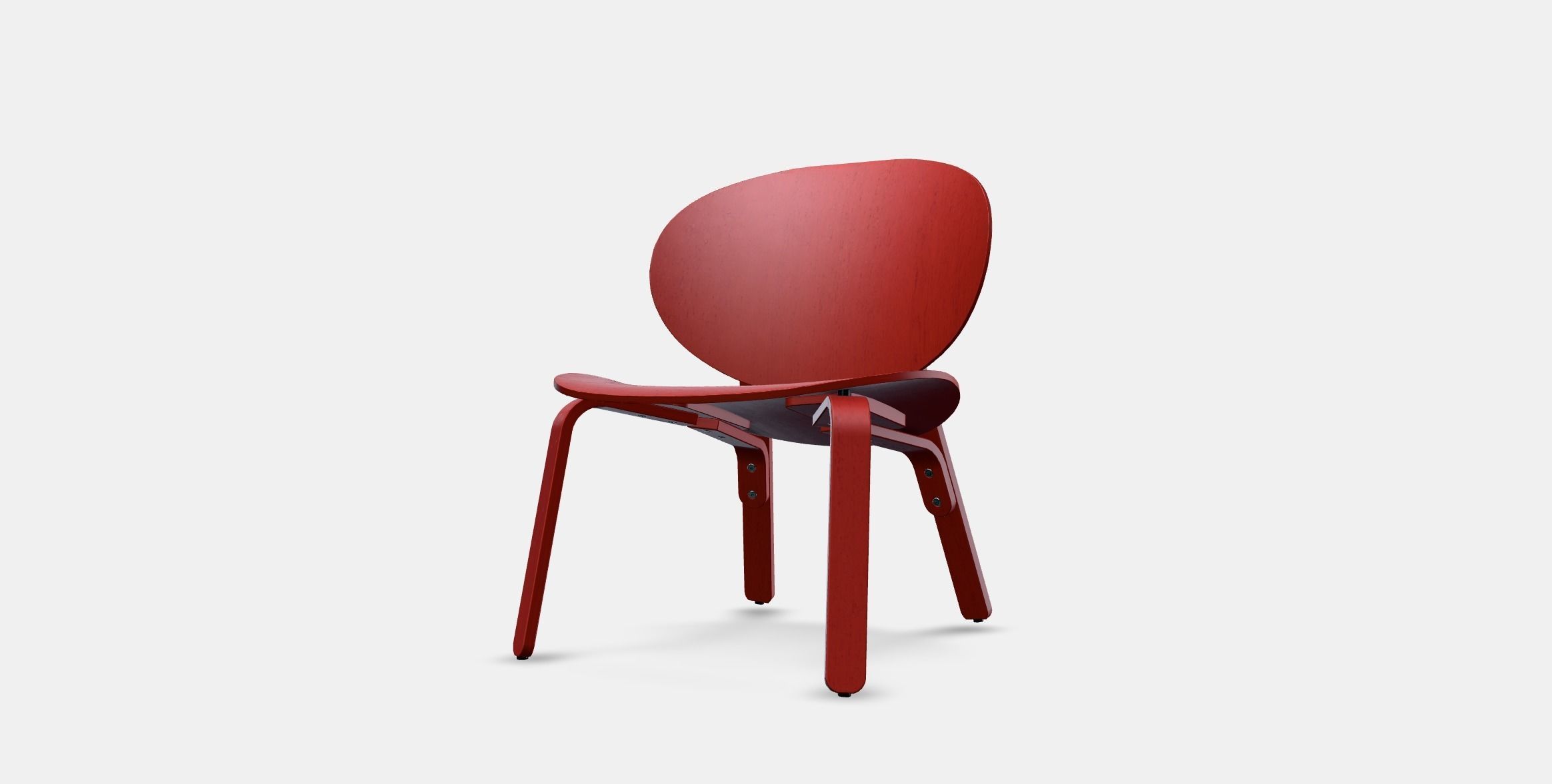 FROSET Easy chair 2 Low-poly 3D model_11