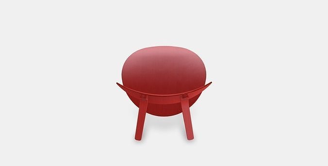 FROSET Easy chair 2 Low-poly 3D model