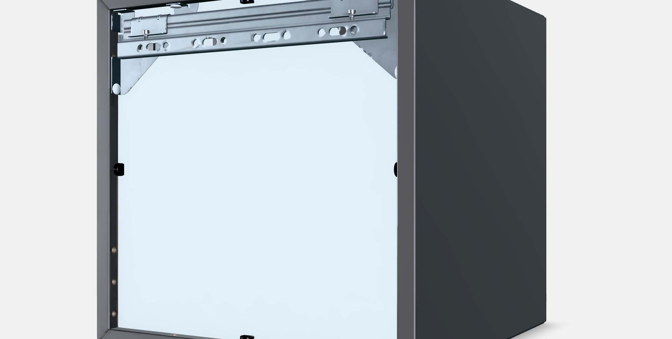 EKET Wall-mounted shelving unit 2 Low-poly 3D model_6