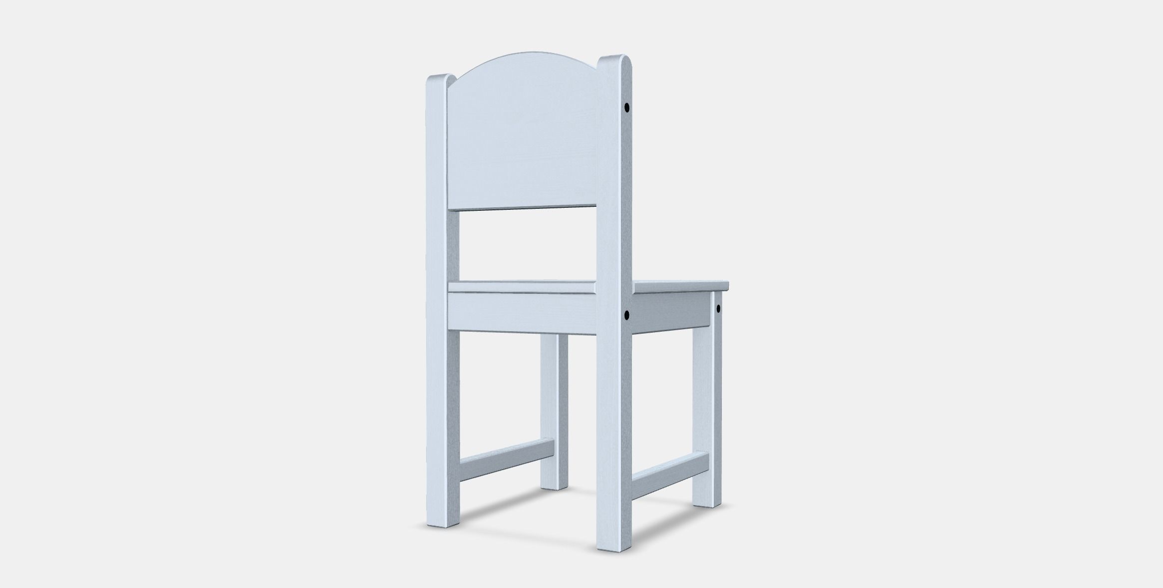 SUNDVIK Childrens chair Low-poly 3D model_6