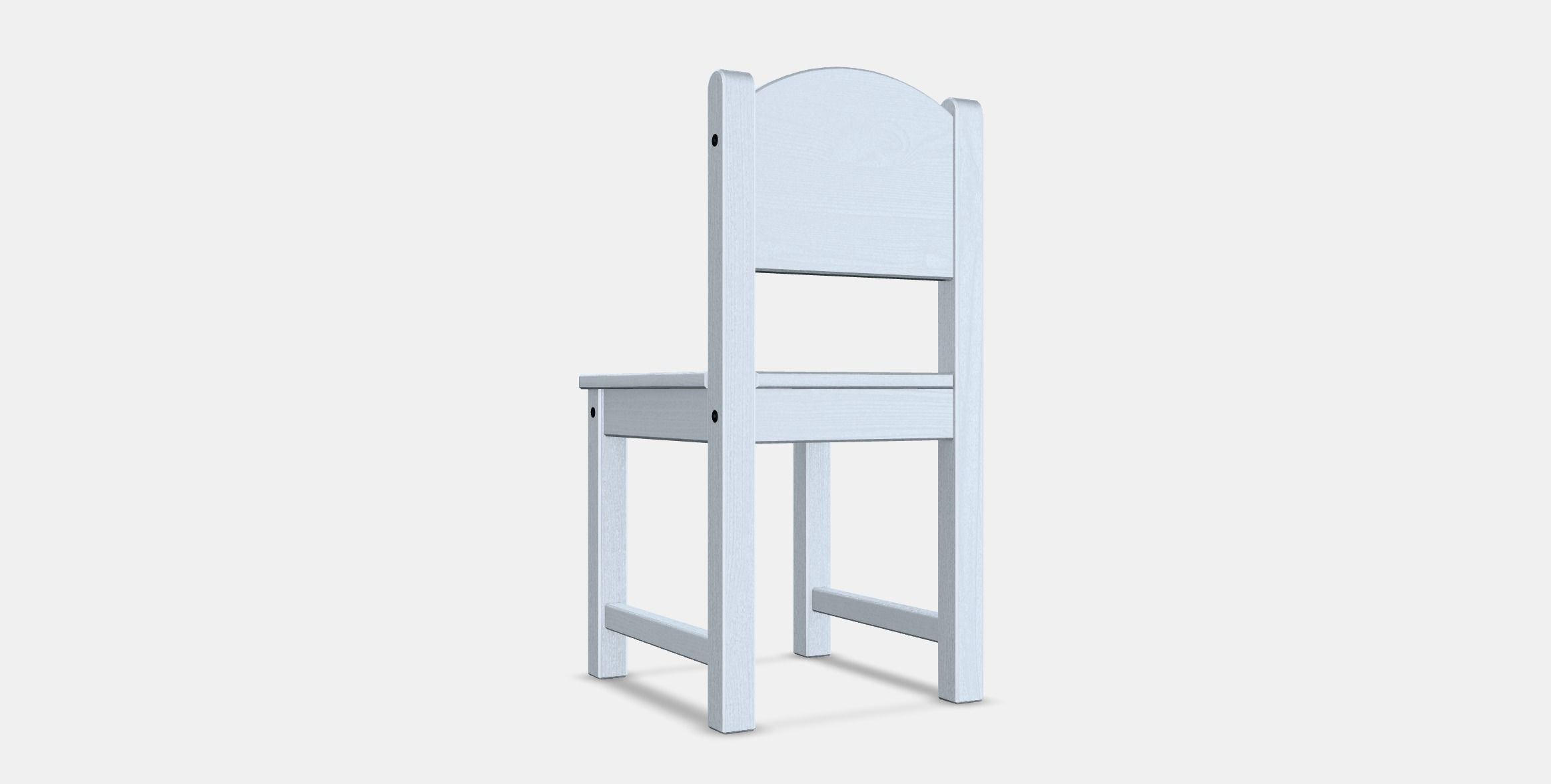 SUNDVIK Childrens chair Low-poly 3D model_16