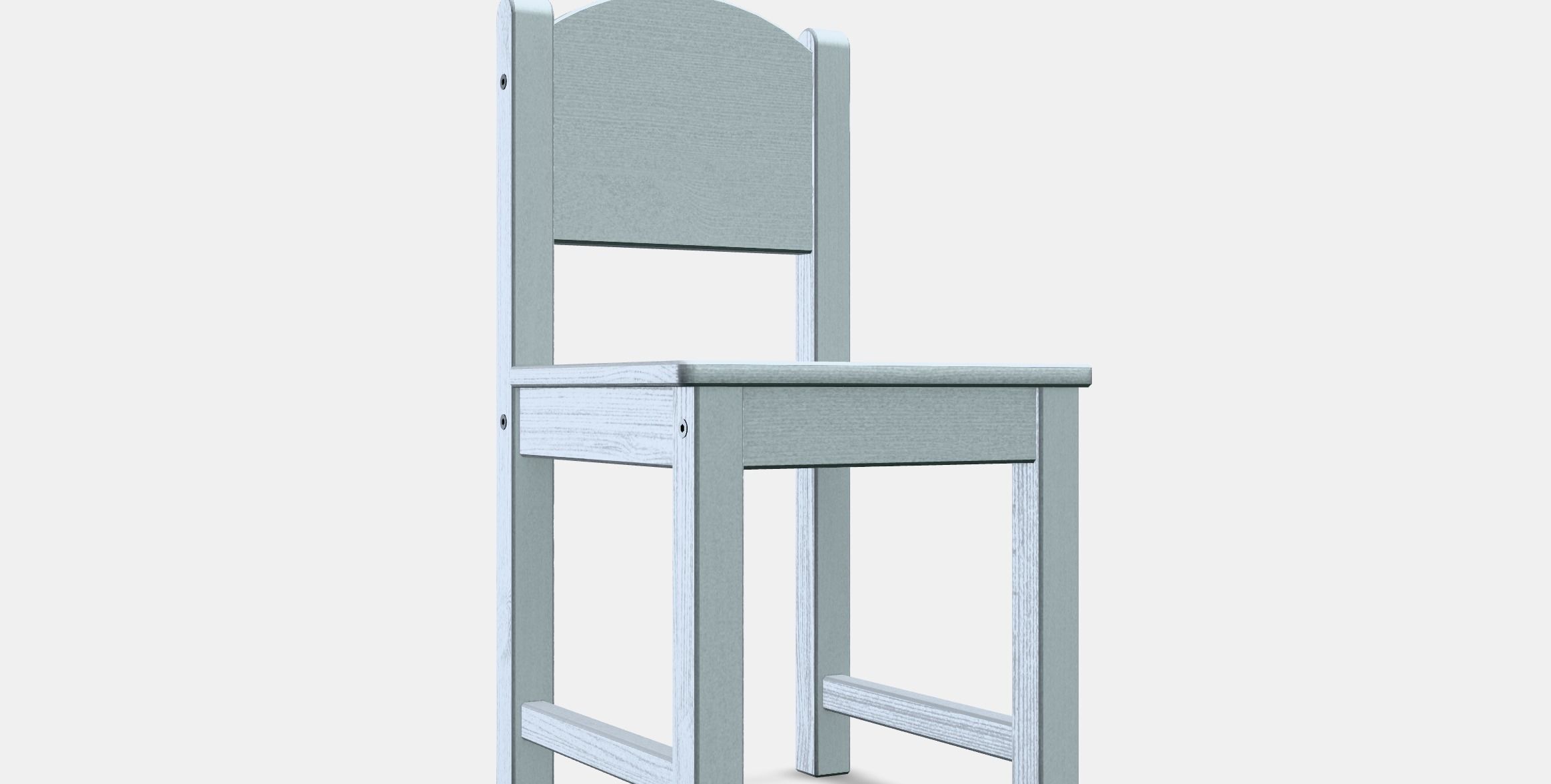 SUNDVIK Childrens chair Low-poly 3D model_8