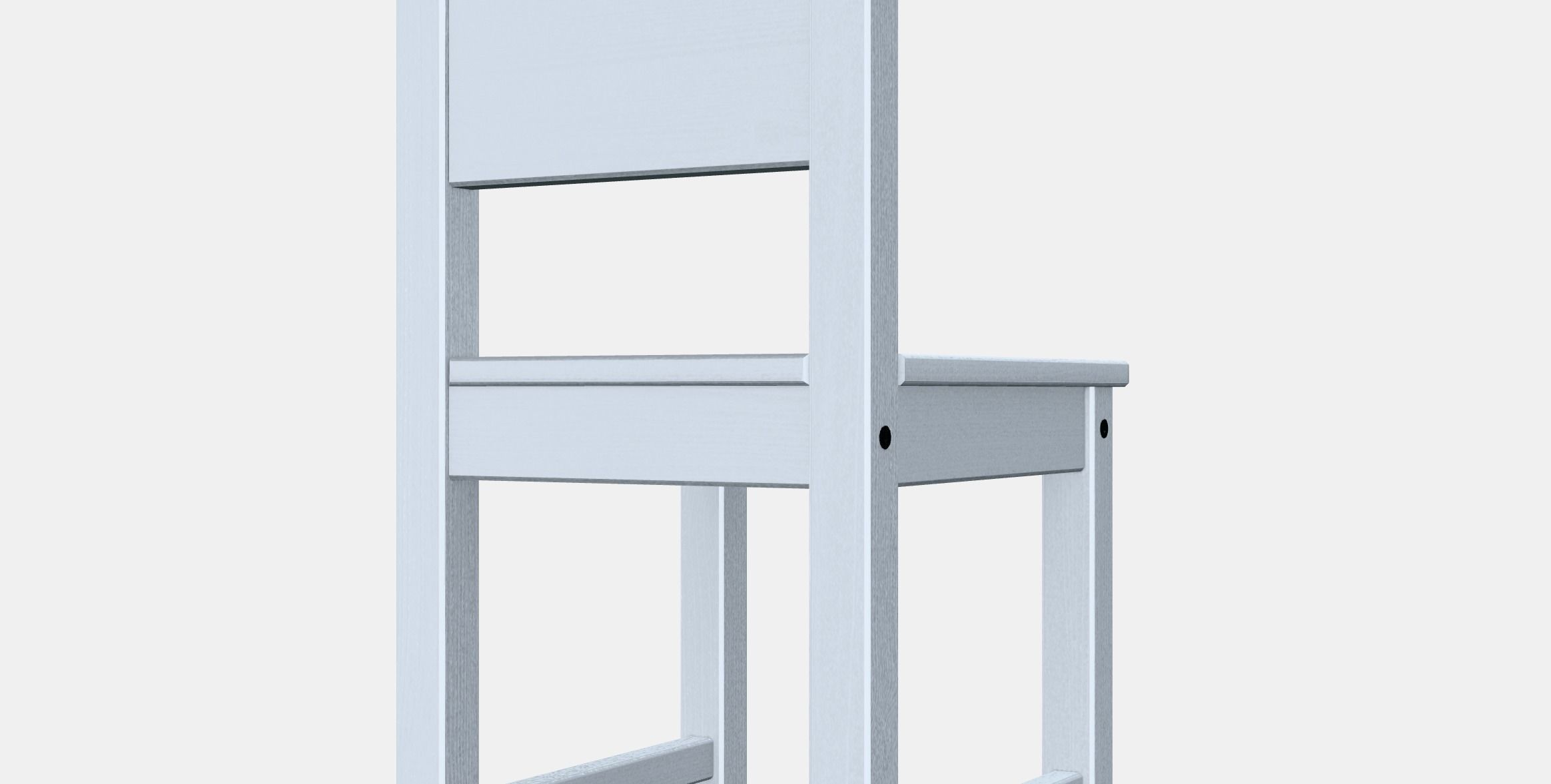 SUNDVIK Childrens chair Low-poly 3D model_10