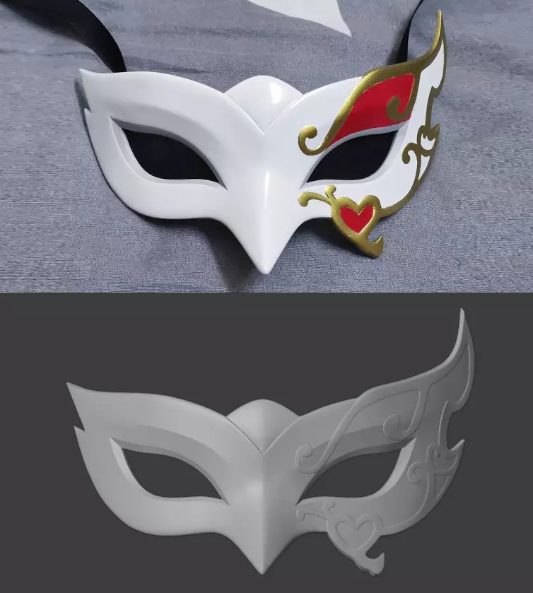 SK8 The Infinity Adam Mask 3d model 3d print STL 3D print model_0
