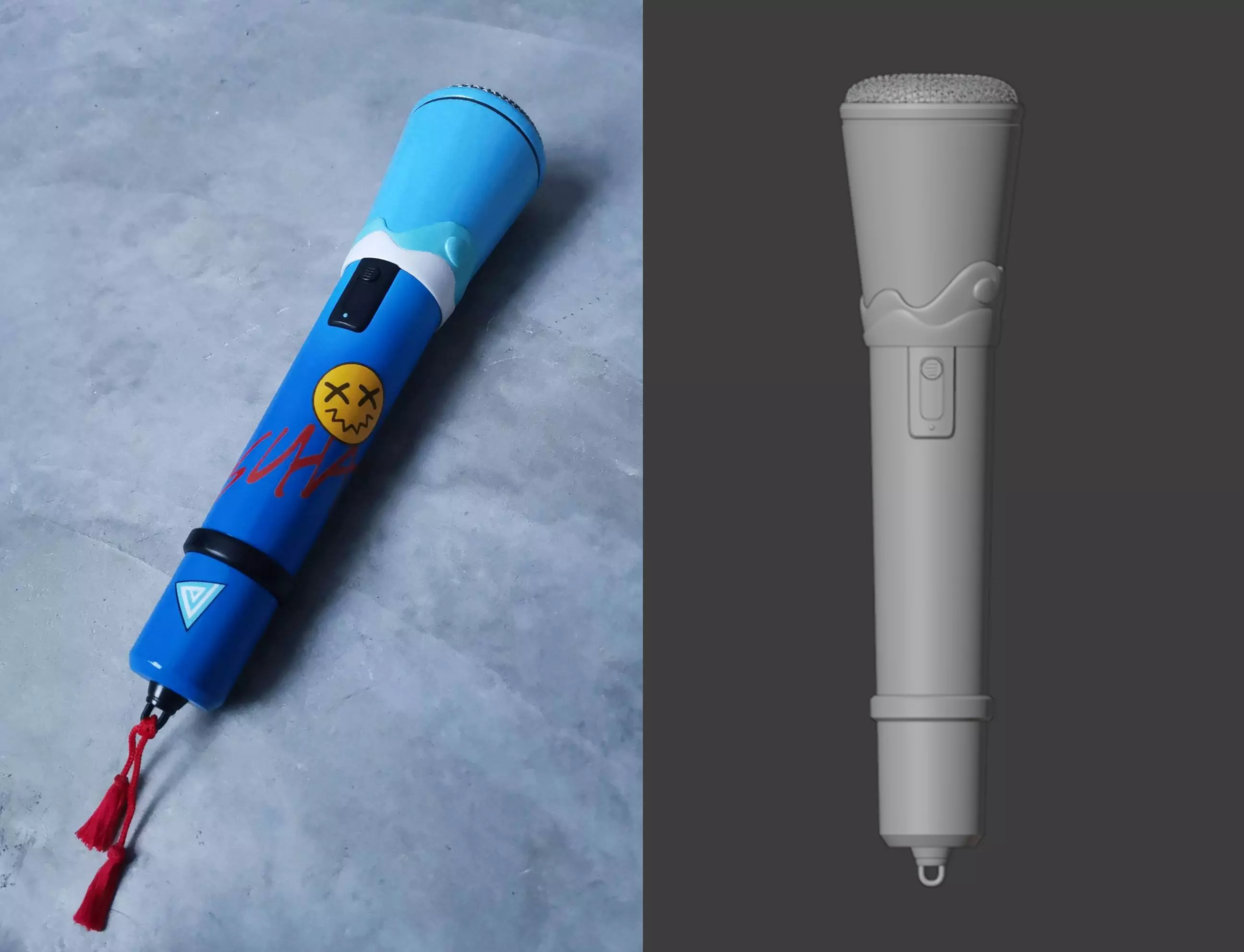 Vtuber NIJISANJI KR Min Suha microphone 3d model 3d print STL 3D print model_0