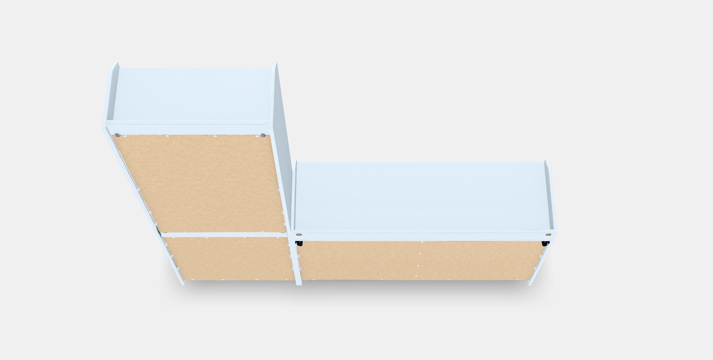 HAUGA Storage combination 3 Low-poly 3D model_3