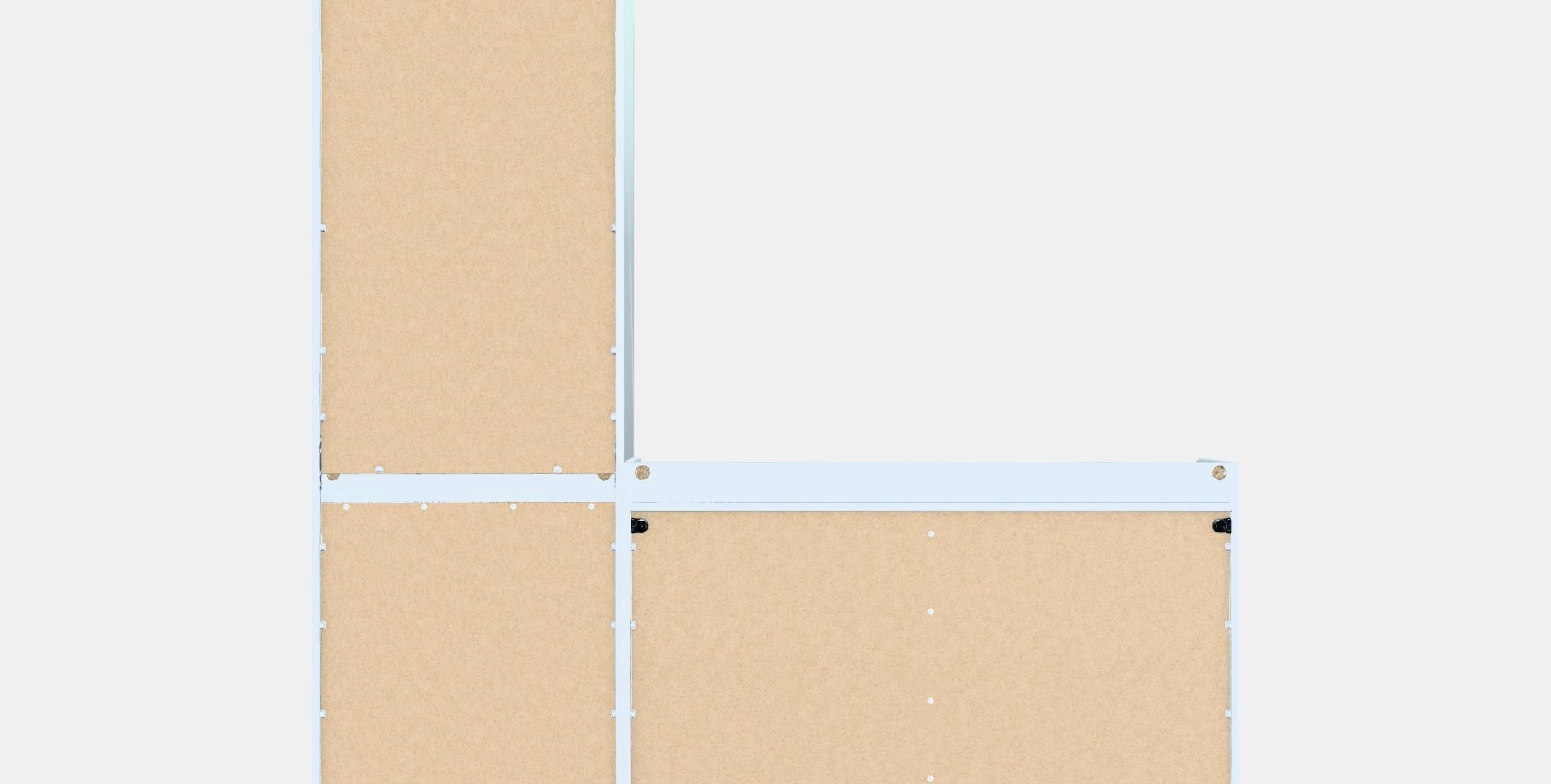 HAUGA Storage combination 3 Low-poly 3D model_15