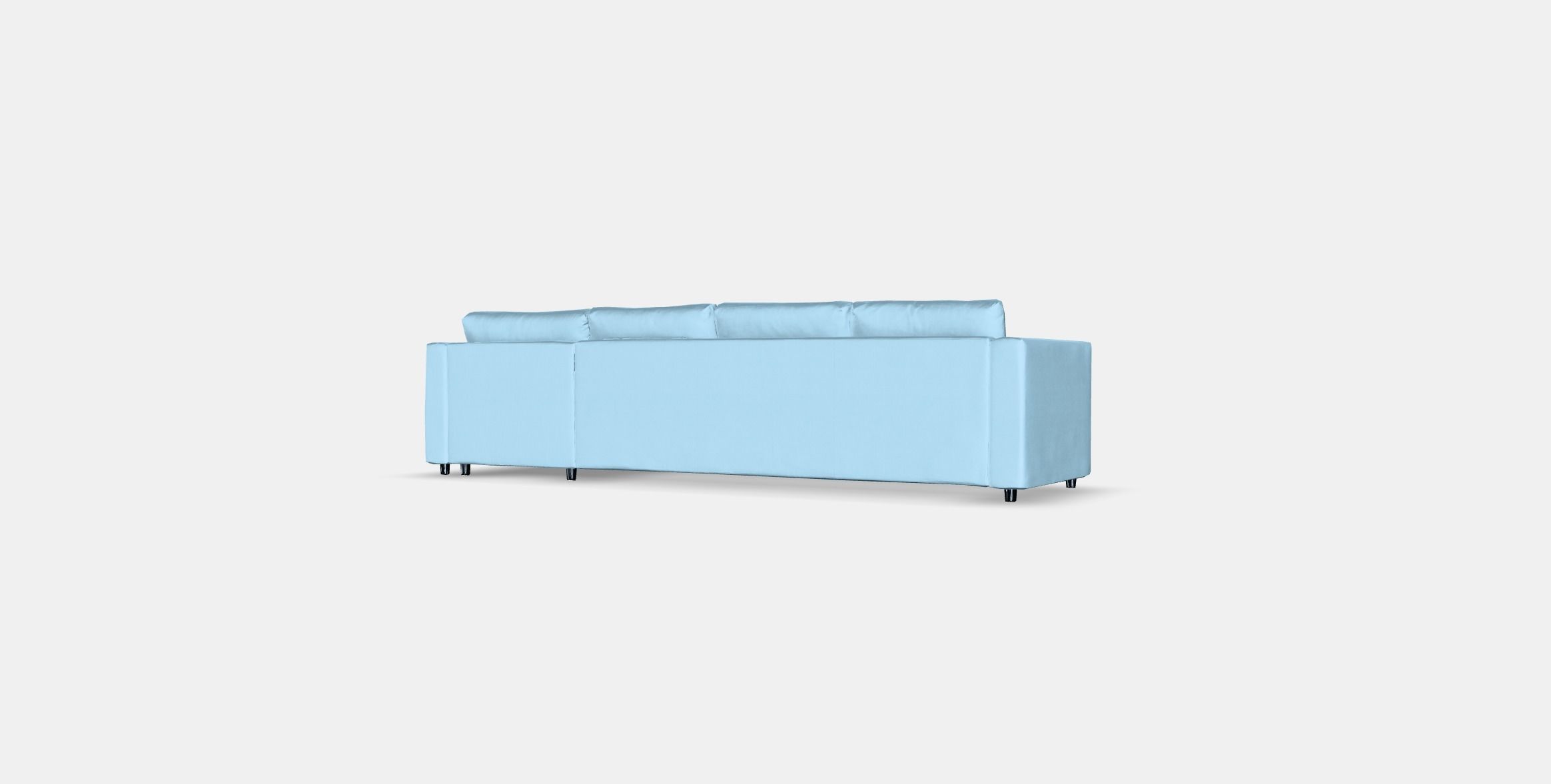 VIMLE 4-seat sofa with chaise longue Low-poly 3D model_5
