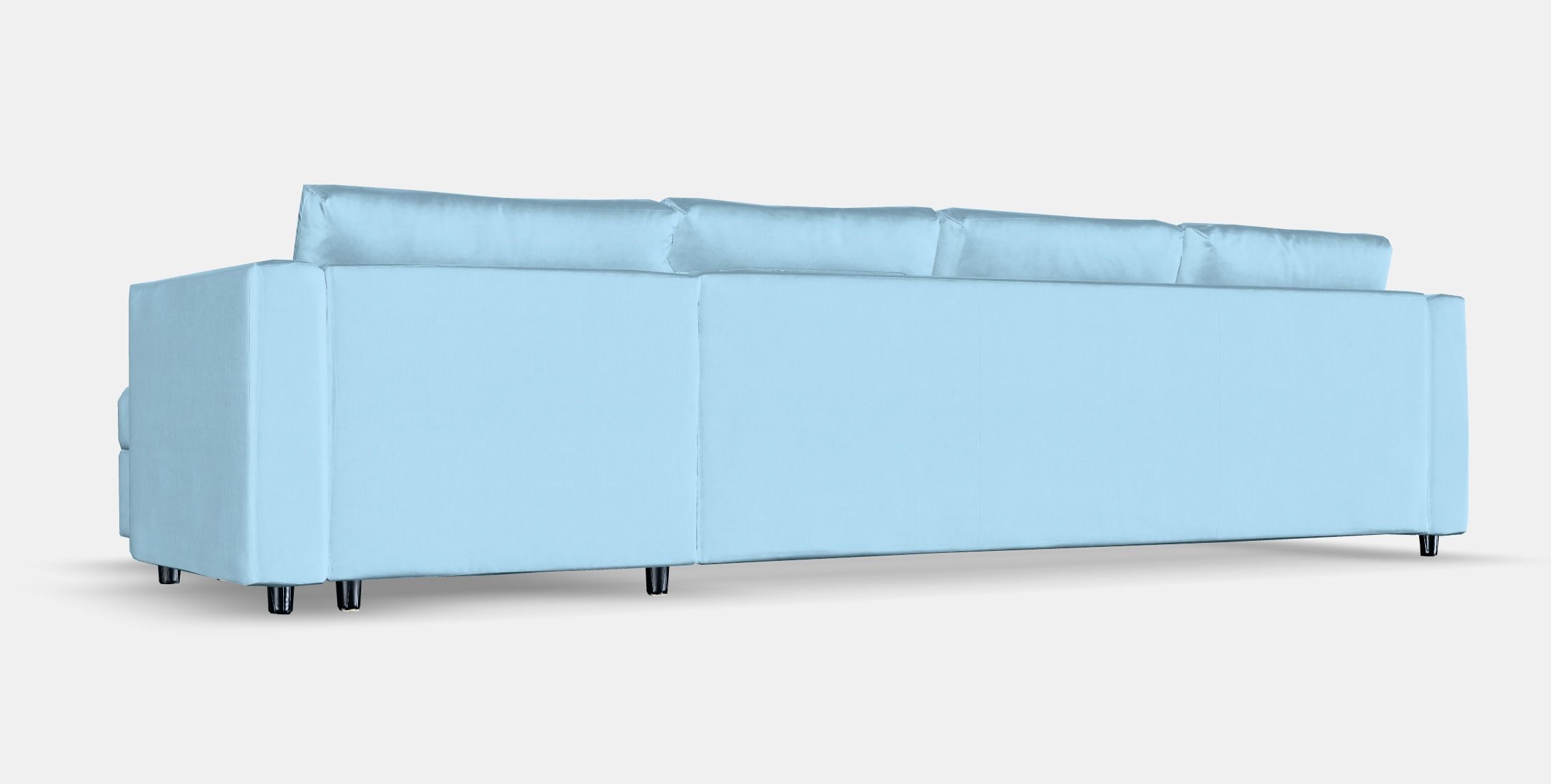 VIMLE 4-seat sofa with chaise longue Low-poly 3D model_3