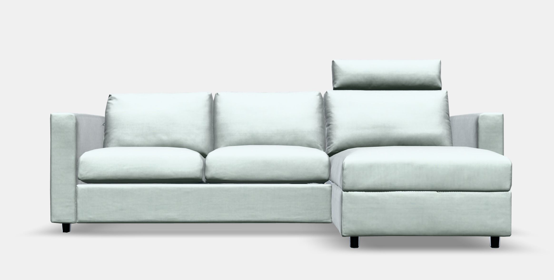 VIMLE 3-seat sofa with chaise longue 1 Low-poly 3D model_11