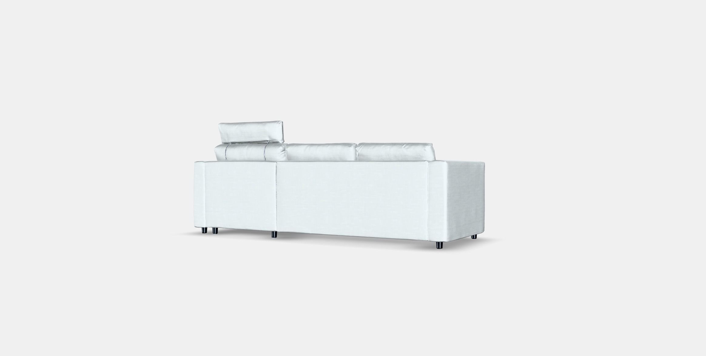 VIMLE 3-seat sofa with chaise longue 1 Low-poly 3D model_5