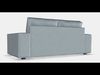 FRIHETEN Corner sofa-bed with storage 1 Low-poly 3D model_1