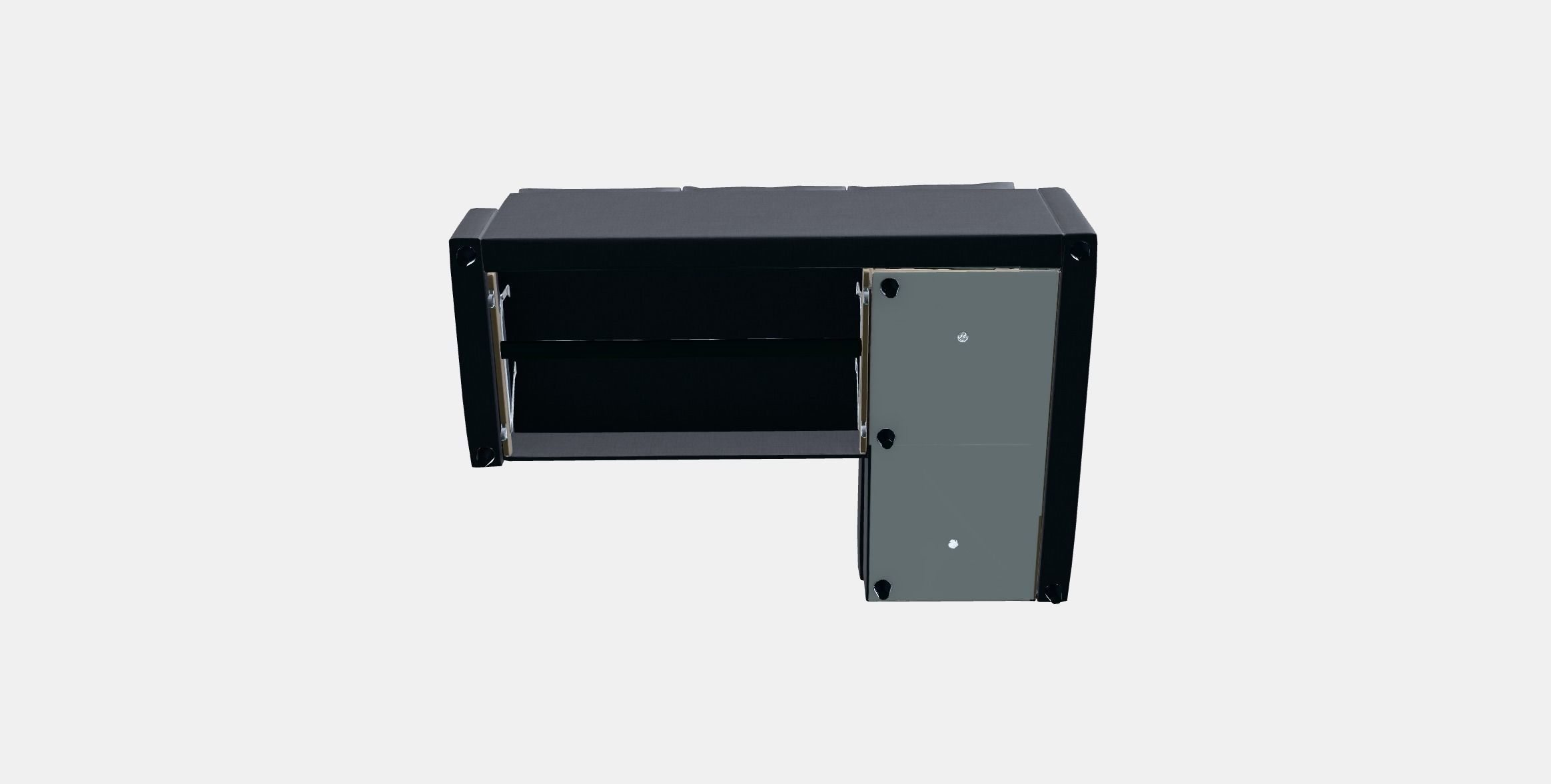 FRIHETEN Corner sofa-bed with storage 2 Low-poly 3D model_5