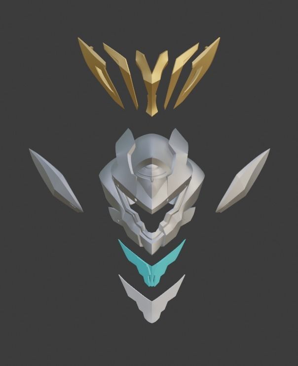 honkai star rail Stellaron Hunter Sam helmet 3d model 3d print 3D print model_5