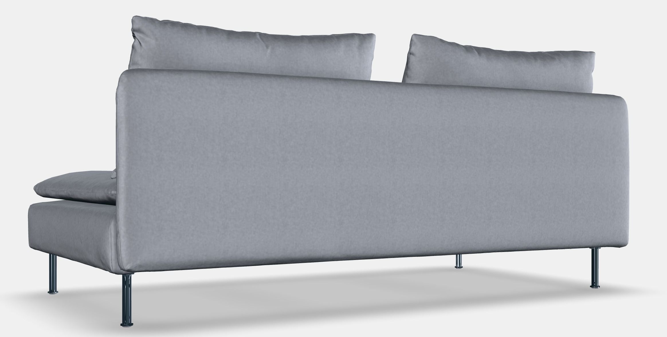 SODERHAMN 3-seat section 1 Low-poly 3D model_4