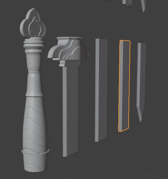 Kpop Demon Hunters Rumi Weapon Sword 3d Model STL 3D print model_7