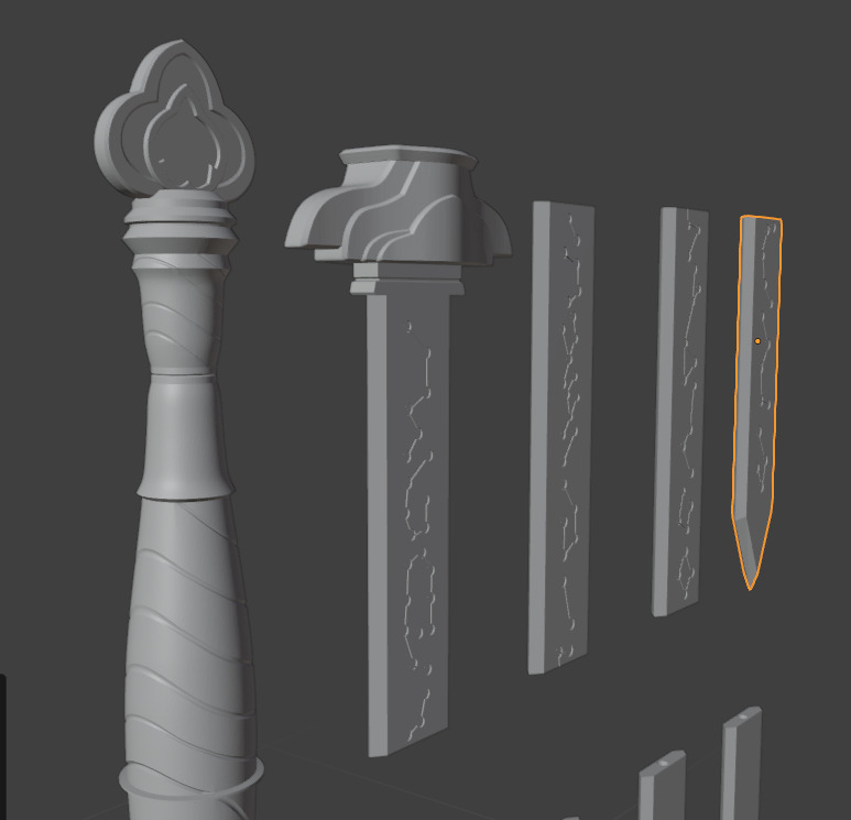 Kpop Demon Hunters Rumi Weapon Sword 3d Model STL 3D print model_6