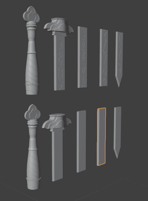 Kpop Demon Hunters Rumi Weapon Sword 3d Model STL 3D print model_8